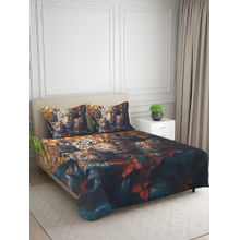 Signature Teal Super Soft Bedsheet with 2 Pillow Covers (King)