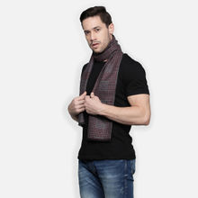 Alvaro Castagnino Mens VISCOSE MAROON MUFFLER