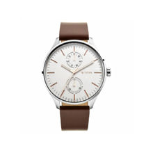 Titan 1833SL02 White Dial Analog Watch for Men (Free Size)