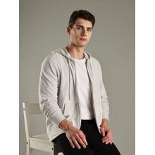 Tommy Hilfiger Beige Solid/Plain Regular Fit Hoodie