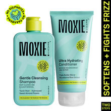 Moxie Beauty Rinse & Shine Duo - Shampoo & Conditioner for Dry and Frizzy Hair