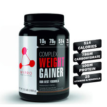 MYPRO SPORT NUTRITION Complex Weight Gainer Advanced High Protein Supplement Powder