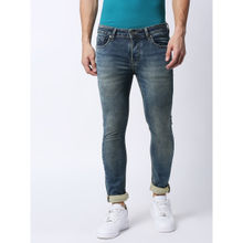 Dragon Hill Ocean Blue Slim Straight Indigo Stretch Denim