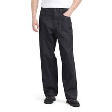 Rare Rabbit Black Solid Loose Fit Jeans