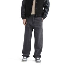 Rare Rabbit Grey Solid Loose Fit Jeans