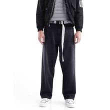 Rare Rabbit Grey Solid Loose Fit Jeans