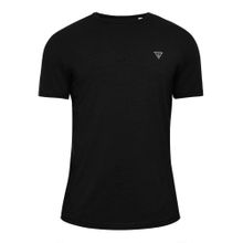 Guess Black Solid Slim Fit T-Shirt
