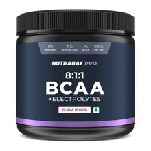 Nutrabay Pro BCAA 8:1:1 with Electrolytes - Guava Punch