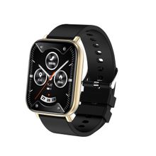 PLAY FIT DIAL BT Calling 45mm IPS Upto 5 Days Playtime Heart Rate and SpO2 IP67 (Black-Gold)