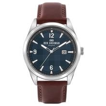 Ben Sherman Navy Checked Analogue Watch For Men - WB040T