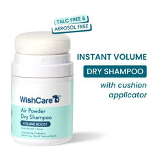 Wishcare Air Powder Dry Shampoo for Oily Hair & Scalp - No White Cast & Aerosol - Volume Boost