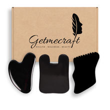 Getmecraft Black Obsidian Leaf, Rabbit Ear And Teeth Edge Sh...