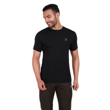 Heka Moisture Transport System Sweat And Dries Quick Training Black Colour Iconic Men's T-shirt