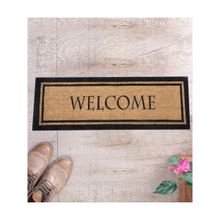SWHF Natural Coir Printed Double Doormats Long-Lasting, Anti-Slip, Heavy Duty Entryway Rug