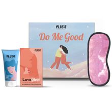 Plush Do Me Good Combo - Super Dotted Condom (10 Pcs) And Lubricant