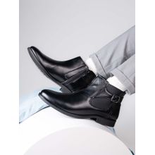 Hydes N Hues Black Chelsea Boots for Men