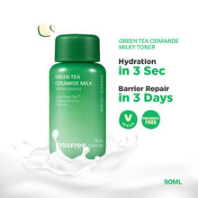 Innisfree Green Tea Ceramide Milky Toner, Instant Hydration Barrier Repair in 3 Days
