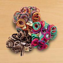 MAKEUP BY SITI Mini Mover Hair Band Set of 100 Pcs-Mix Colour