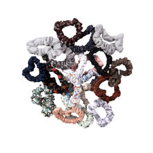 MAKEUP BY SITI EleganceElastic Hair Scrunchies-Mix Colour- 10Pcs