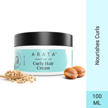 Arata Curly Hair Cream For Curl Definition With Abyssinian Seed Oil & Shea Butter