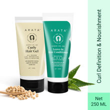 Arata Curl Care Duo With Leave-In Conditioner & Advanced Curl Care Hair Gel