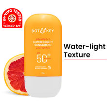 Dot & Key Vitamin C + E Super Bright Sunscreen, SPF 50+ PA++++ In-Vivo Tested