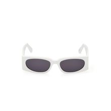 GCDS White Full Rim Sunglass GD0016 56 21A (56)
