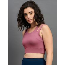 Dida Pink Full Coverage Padded Sports Bra