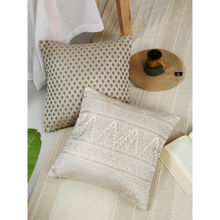 Rosara Home Jacquard Square Cushion Covers (Set Of 2)