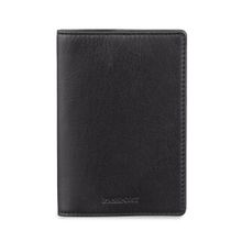 Brown Bear Classic Passport Cover in Genuine Leather Black
