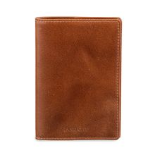 Brown Bear Classic Passport Cover in Genuine Leather Brown