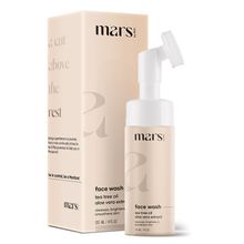 Mars by GHC Tea Tree Foaming Face Wash with Built-in Brush For Oil & Acne Control