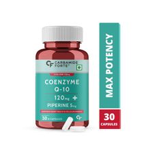 Carbamide Forte Coq10 Coenzyme Q10 - 120mg Capsule With Piperine 6mg Supplement