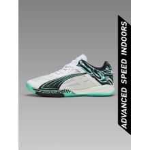 Puma Unisex Accelerate NITRO SQD UNTAMED White Badminton Shoes