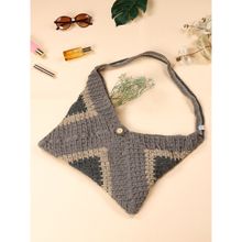 Magic Needles Grey Recycled Cotton Handmade Bags