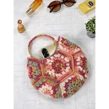 Magic Needles Pink Cute Handmade Hexagon Bags