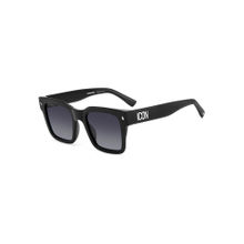 Dsquared2 Mens Dark Grey Shaded Lens Black Square Sunglasses with 100% UV Protection (51)