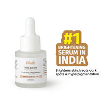 VILVAH Milk Drops Skin Brightening Serum With Rice Milk, Marine Algae Extract & Alpha-Arbutin