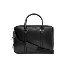 Eske Rupert Laptop Bag For Men Upto 16, Black Hand-Stitched