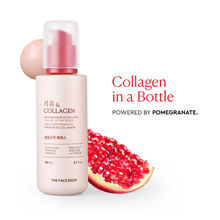 The Face Shop Collagen & Pomegranate Serum - Best Anti Aging Korean Serum with Panthenol