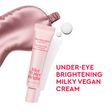 The Face Shop Rice Water Eye Cream with Niacinamide, Brightens & Moisturizes Under Eye Dark Circles