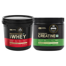 Optimum Nutrition Gold Standard 100% Whey Protein Powder Vanilla & ON Micronized Creatine