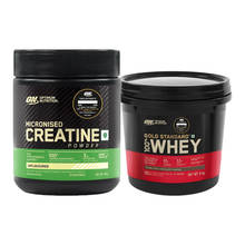 Optimum Nutrition Gold Standard 100% Whey Protein Double Rich Chocolate & Micronized Creatine