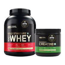 Optimum Nutrition Gold Standard 100% Whey Protein Powder (Vanilla) & Micronized Creatine