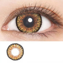 Optify Monthly Colored Contact Lenses Zero Power - Honey