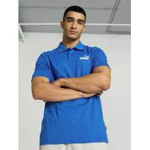 Puma Essentials Jersey Polo Men's Blue T-Shirt