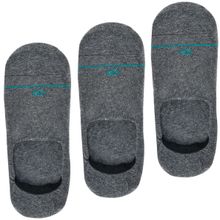 Dynamocks Men & Women Loafer Socks, Pack Of 3 Pairs - Black (Free Size)