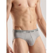 Calvin Klein Men Multi-Color Solid Mid Rise Briefs (Pack of 3)