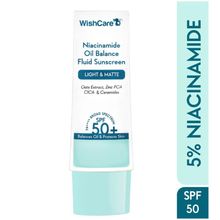 Wishcare Niacinamide Oil Balance Sunscreen SPF 50 PA++++ For Oily Skin