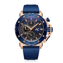 Alexandre Christie Men Chrono Blue Dial Analog Watch - 9205MCRURBU (L)